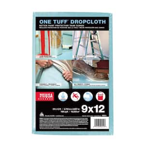 One Tuff 9 ft. x 12 ft. Professional Grade Drop Cloth