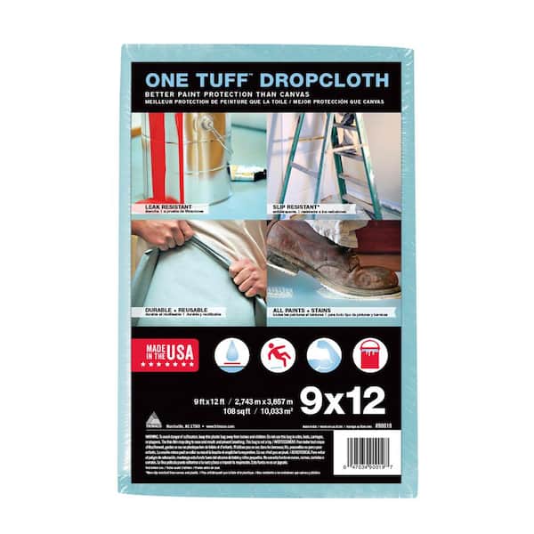TRIMACO One Tuff 9 ft. x 12 ft. Professional Grade Drop Cloth