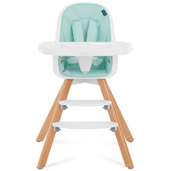 Evolur Zoodle Mint Modern 3in1 High Chair 254MINT The Home Depot