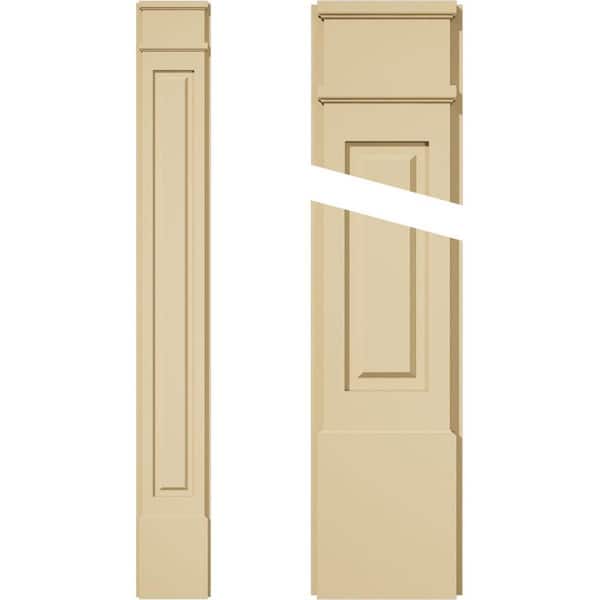 Ekena Millwork 2 in. D x 9 in. W x 72 in. L Primed Polyurethane Pilaster 1- Pack