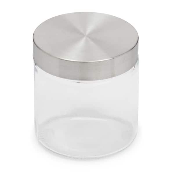 Round Airtight Glass Jar x 6 - 17oz/ 25oz