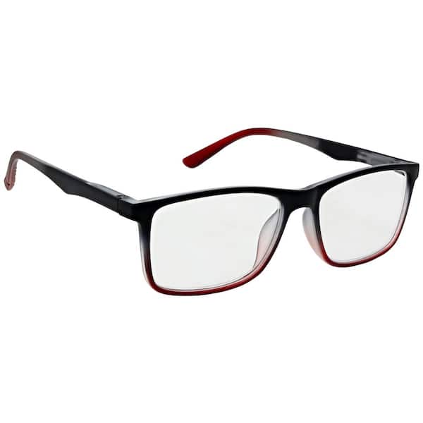 Magnifeye Red Square Ombre 2.0 Reading Glasses