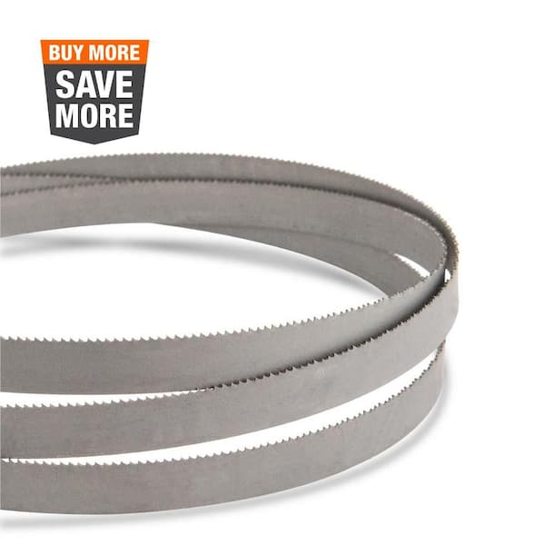 56-1/2 in. x 1/2 in. x 14 TPI Bi-Metal Band Saw Blades for Wen 3957T and 3957 Metal Cutting Bandsaw (2-Pack)