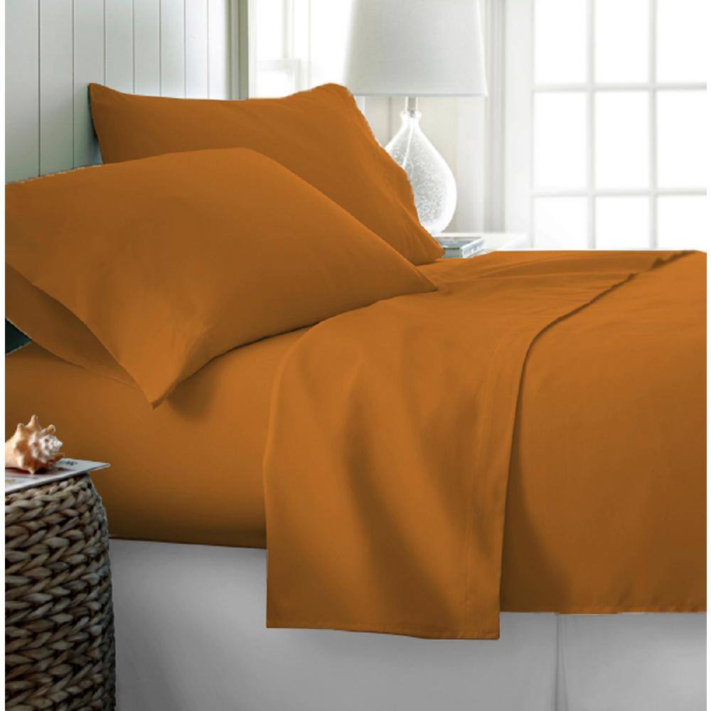 CONTEXT 3-Piece Solid Mocha Microfiber Ultra Soft Queen Size Duvet Covers  DC-MCH-Q - The Home Depot