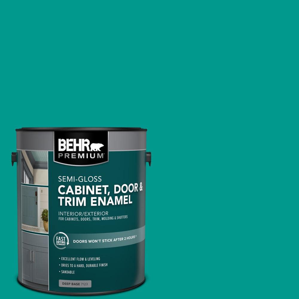 1 gal. #MQ4-19 Plumage Semi-Gloss Enamel Interior/Exterior Cabinet, Door & Trim Paint price history on PriceWatchPro