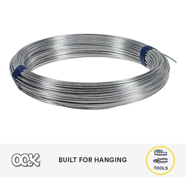 OOK 200 ft. 55 lbs. 16-Gauge Galvanized Steel Wire 534806 - The