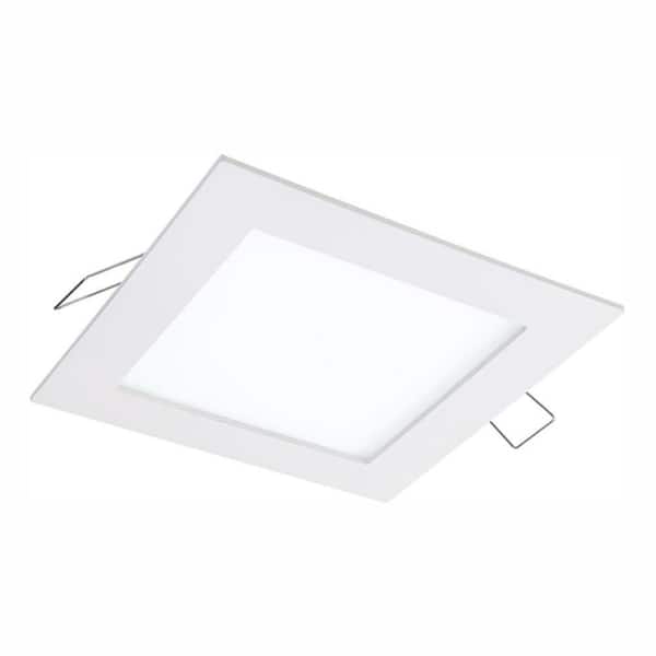 HALO SMD-DM 4 in. Square 5000K Remodel Canless Recessed Integrated LED Kit