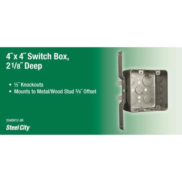 30.3 cu. in. Square Handy Box 2-Gang (2G4DV12-8R)