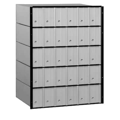 2200 Series Standard System Aluminum Mailbox with 30 Doors