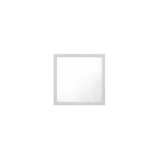 HomeRoots 40 in. W x 40 in. H Composite White Dresser Mirror