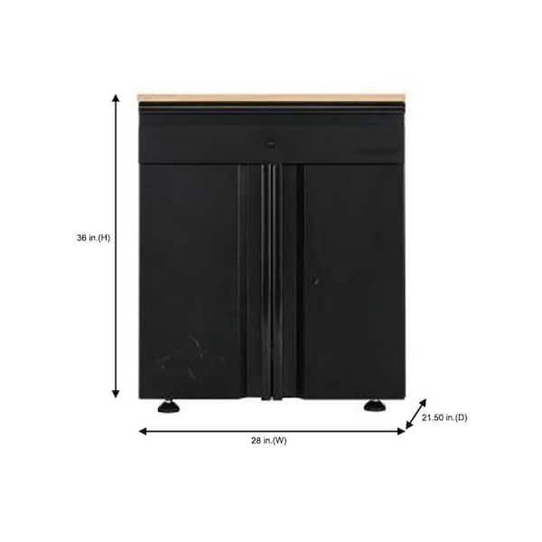 Black 2-Door Storage Cabinet — etúHOME