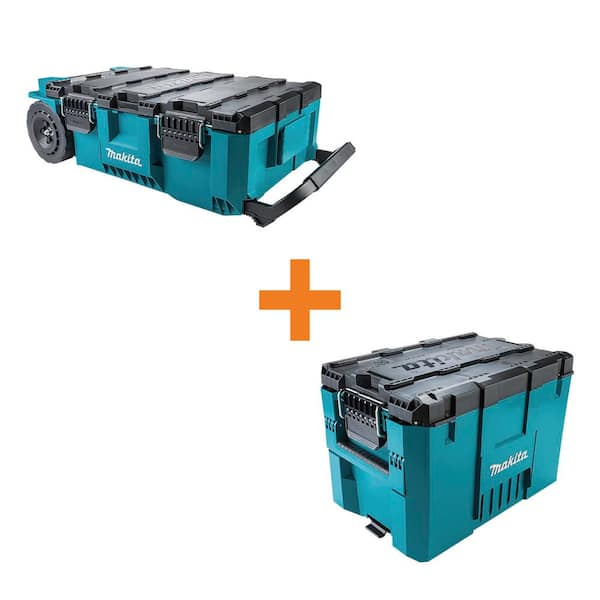 MAKTRAK Rolling Tool Chest with MAKTRAK X-Large Extension Tool Box