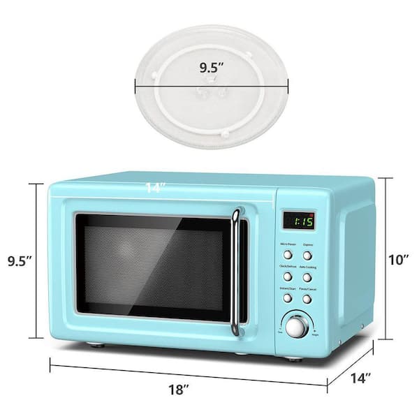Volenca Multifunction 19 qt. Green Air Fryer Toaster Oven with 5