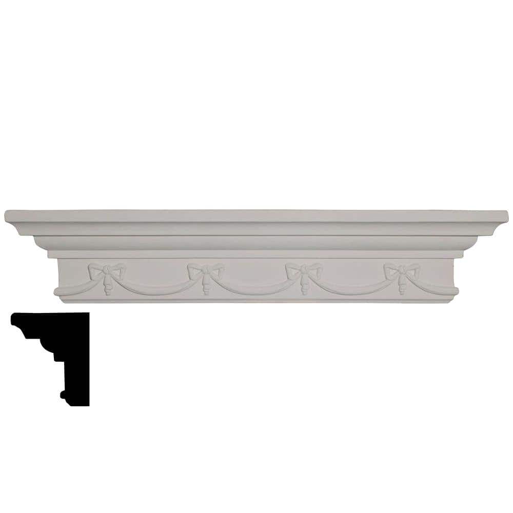 Versailles Floating Urethane Shelf in White - 22.75" x 16.125"