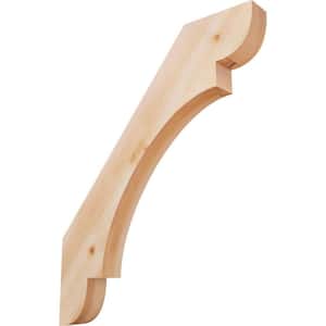 3 1/2''W x 30''D x 36''H Olympic Smooth Knee Brace, Western Red Cedar