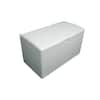 Hampton Bay 73 Gal. Grey Resin Wicker Outdoor Storage Deck Box with  Lockable Lid HBDB73G-SL - The Home Depot