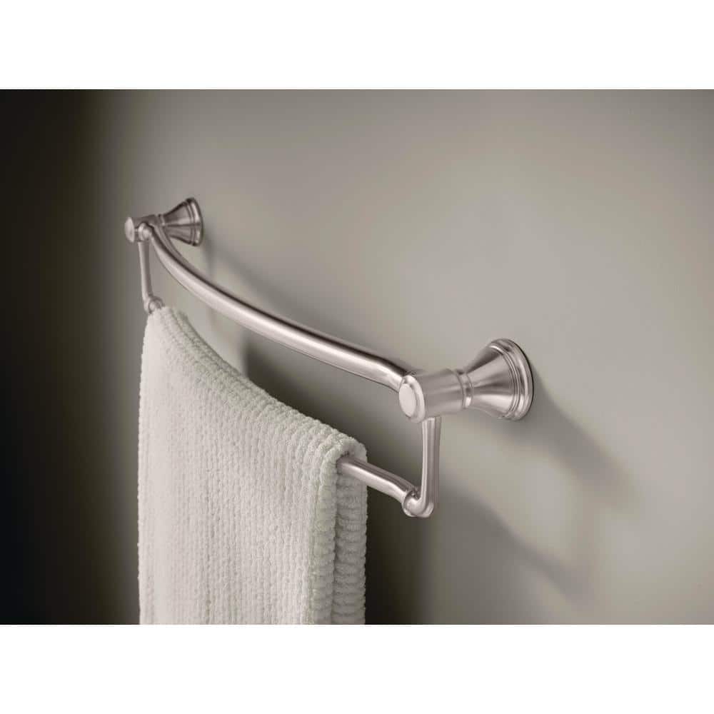 Brilliance Stainless Steel Wall Mounted Double Towel Bar