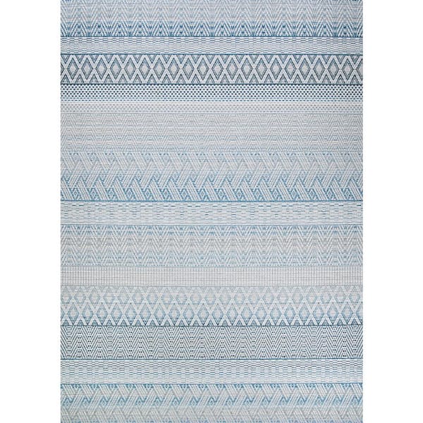 Cape Gables Surf 8 ft. x 11 ft. Indoor/Outdoor Area Rug