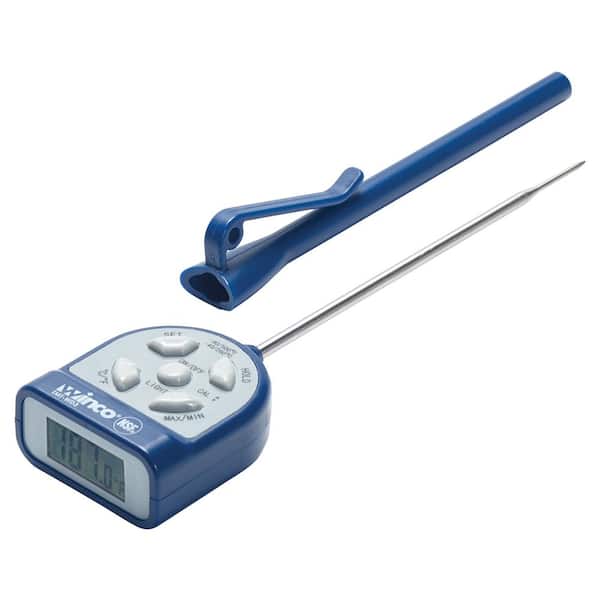 Winco Waterproof Digital Pocket Thermometer with LCD Display