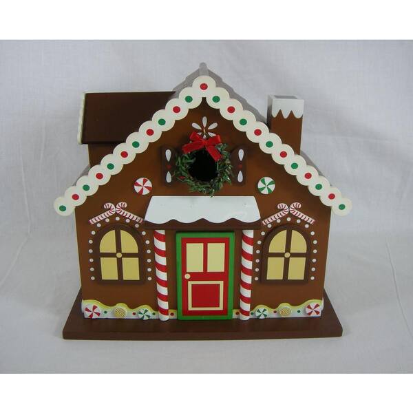 Home Bazaar Gingerbread House Birdhouse