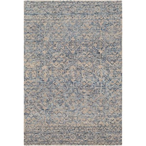 Newcastle Blue Tribal 6 ft. x 9 ft.Indoor Area Rug
