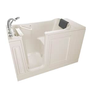 Acrylic Luxury Series 48 in. x 28 in. Left Hand Drain Walk-in Soaking Bathtub in Beige