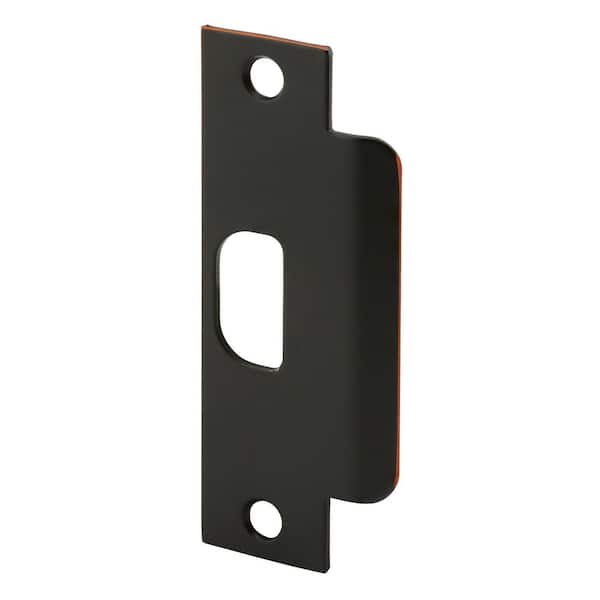 Prime-Line Door Strike Commercial ASA 1-1/4 in. x 4-7/8 in. with Screws Classic Bronze (Single-Pack)