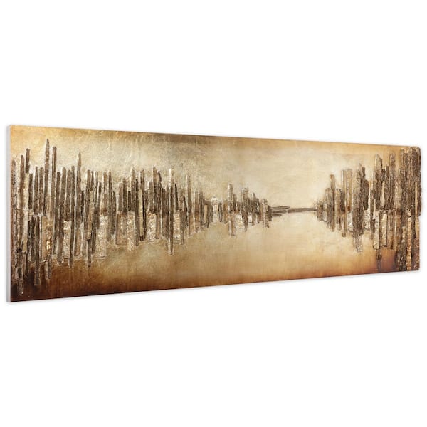 Real corinthian leather 72x48 inch mixed medium painting on