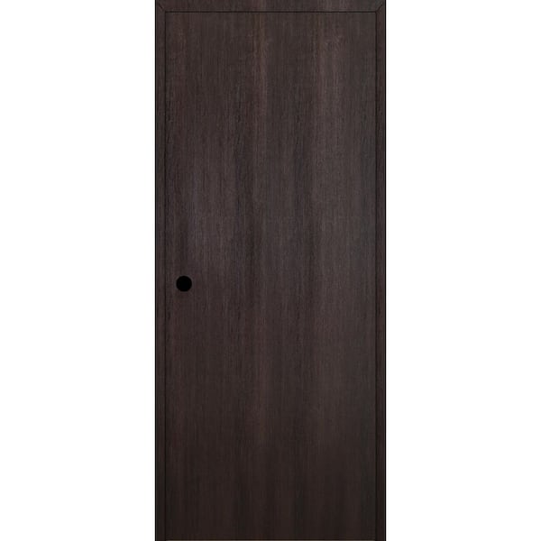 Optima N DIY-Friendly 24 in. х 84 in. Right-Hand Veralinga Oak Solid Composite Core Wood Single Prehung Interior Door