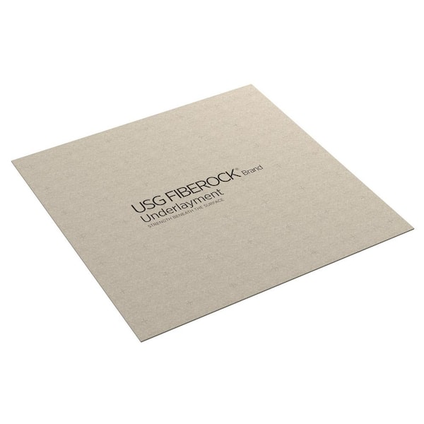 USG Fiberock Brand 3/8 in. x 4 ft. x 4 ft. Underlayment