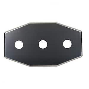 7-1/4 in. H x 13 in. W Stainless Steel Three-Hole Tub/Shower Remodeling/Repair Cover Plate