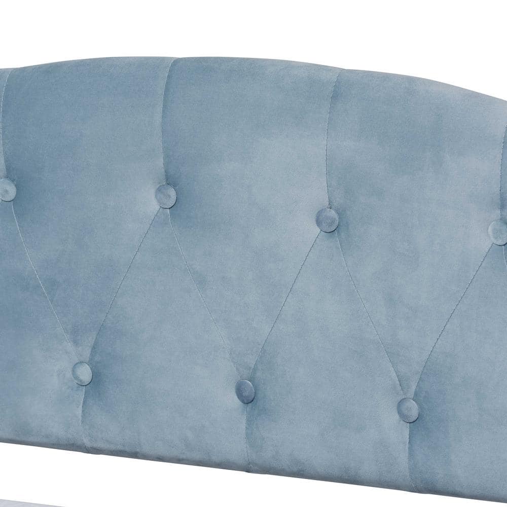 Elegant Luxe Velvet Twin Daybed with Tufted Upholstery and Wood Slats