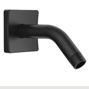 Kubos 1/2 in. NPTM Wall Mounted Shower Arm and Flange in Matte Black