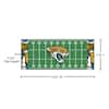 FANMATS Jacksonville Jaguars 3 ft. x 6 ft. Football Field Runner Rug 7355 -  The Home Depot