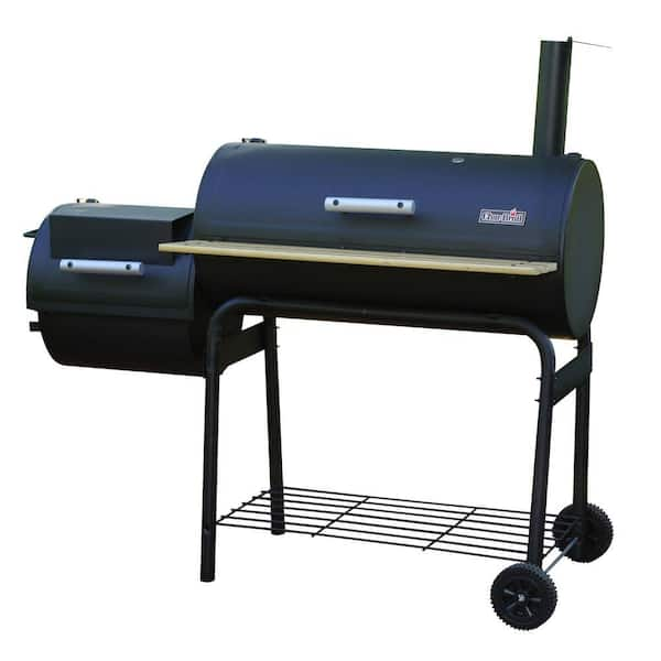 Char-Broil Silver Smoker Off-Set Charcoal Smoker and Grill