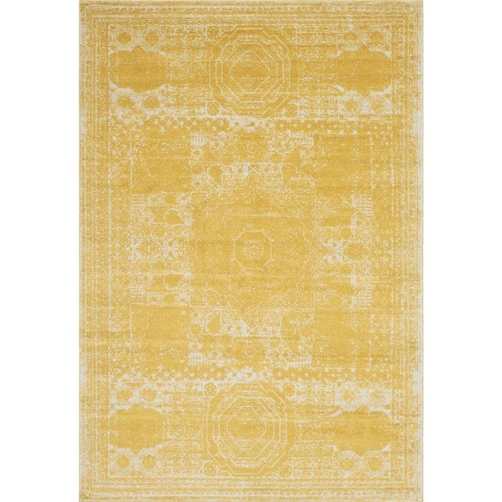 Yellow 10 ft. x 14 ft. Bromley Area Rug price history on PriceWatchPro