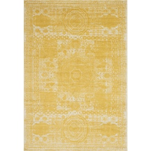 Yellow 10 ft. x 14 ft. Bromley Area Rug