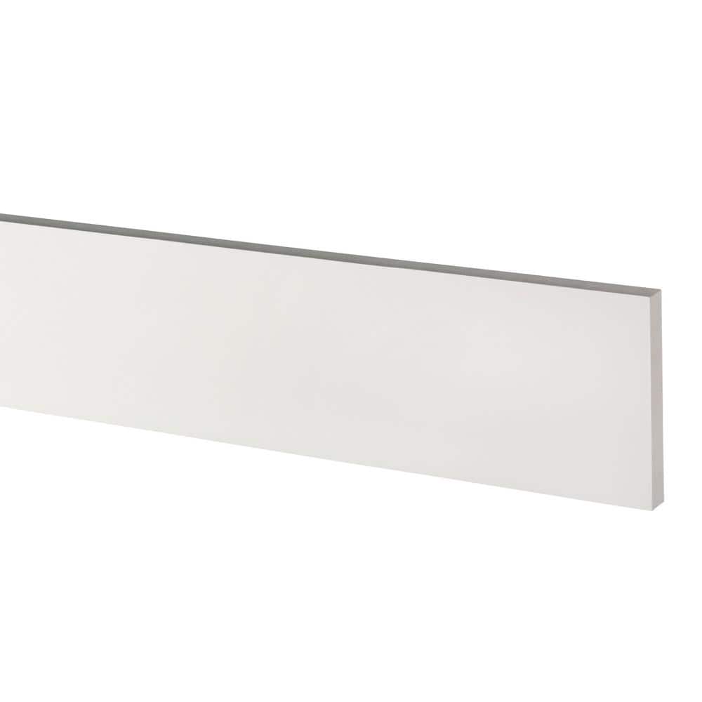 AZEK Traditional 1 in. x 6 in. x 18 ft. White PVC Smooth Trimboard