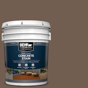 5 gal. #PFC-35 Rich Brown Solid Color Flat Interior/Exterior Concrete Stain