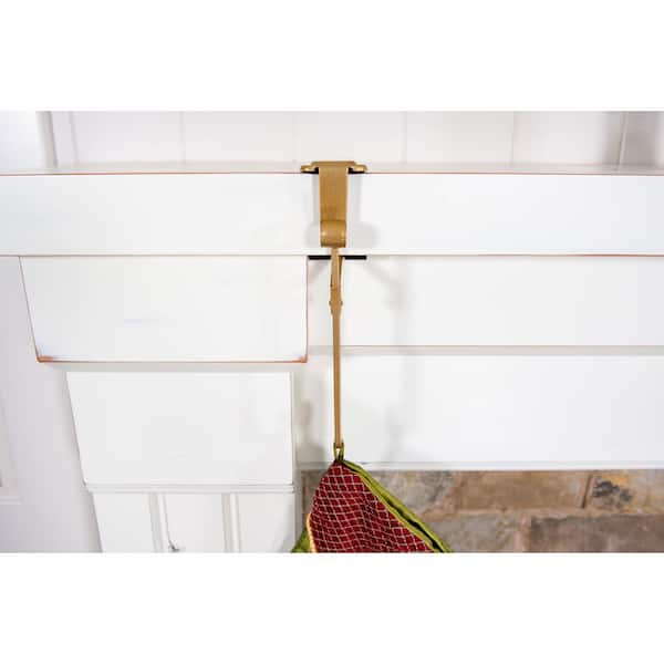 Gold Mantle Garland and Stocking Holder (3-Pack)