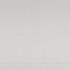 Barclay Cloud White 2.55 in. x 10.27 in. Textured Matte Ceramic Wall Tile (6.24 sq. ft./Case)