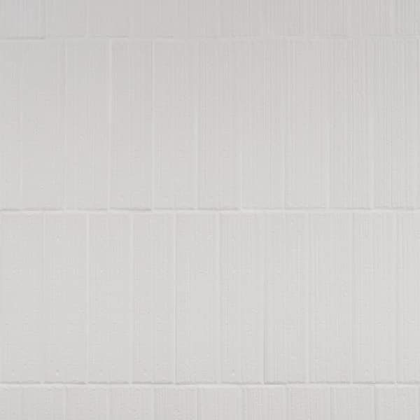 Ivy Hill Tile Barclay Cloud White 2.55 in. x 10.27 in. Textured Matte Ceramic Wall Tile (6.24 sq. ft./Case)