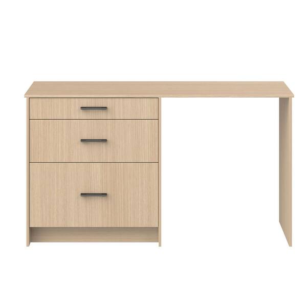 Timberline 61.5 in. W x 34.5 in. H x 24 in. D Mojavi Oak Simple Desk Base Bundle
