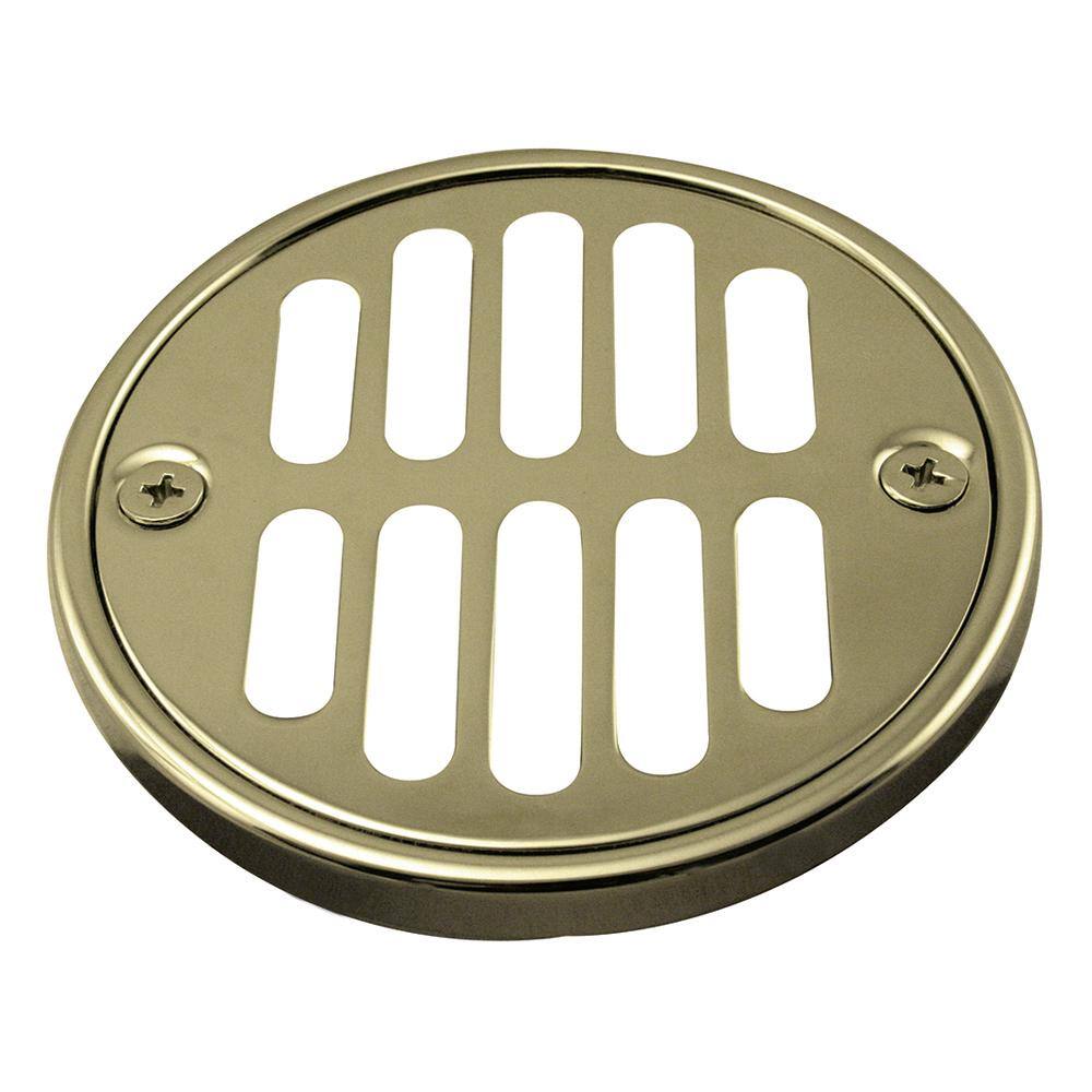 Westbrass 31/2 in. O.D. Shower Strainer Set with Screws in Grill and