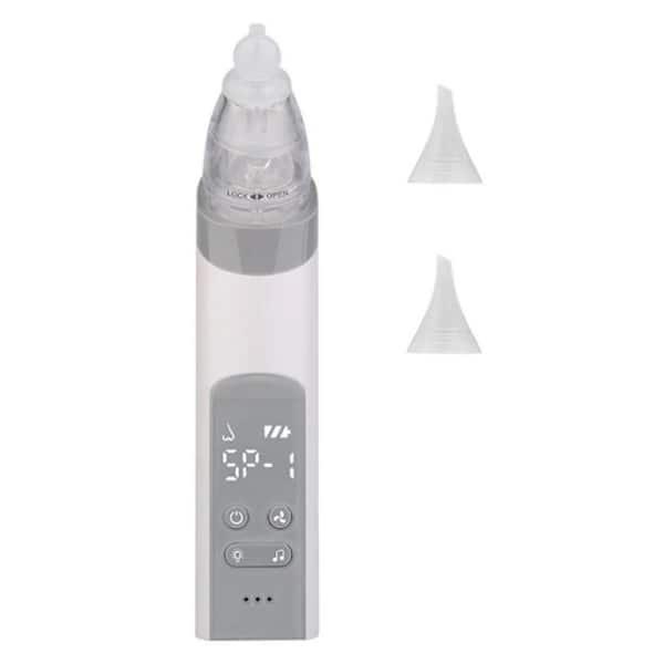 Aoibox Blackhead Remover Nasal Aspirator for Newborn Baby 2 in 1, Gray