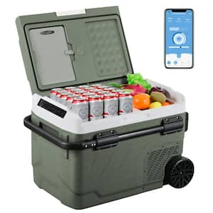 Alpicool 28 Qt. Portable Car Refrigerator 12 Volt Electric Cooler ...