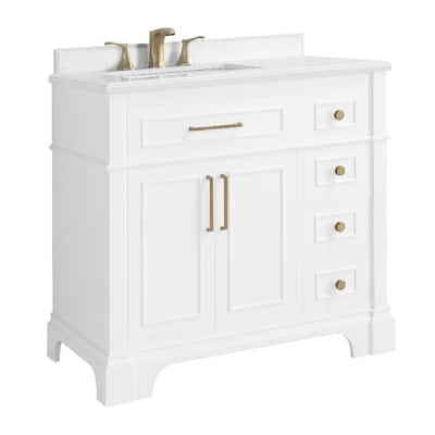 Home Decorators Collection Melpark 48, Bathroom Vanity 40 Inch Height