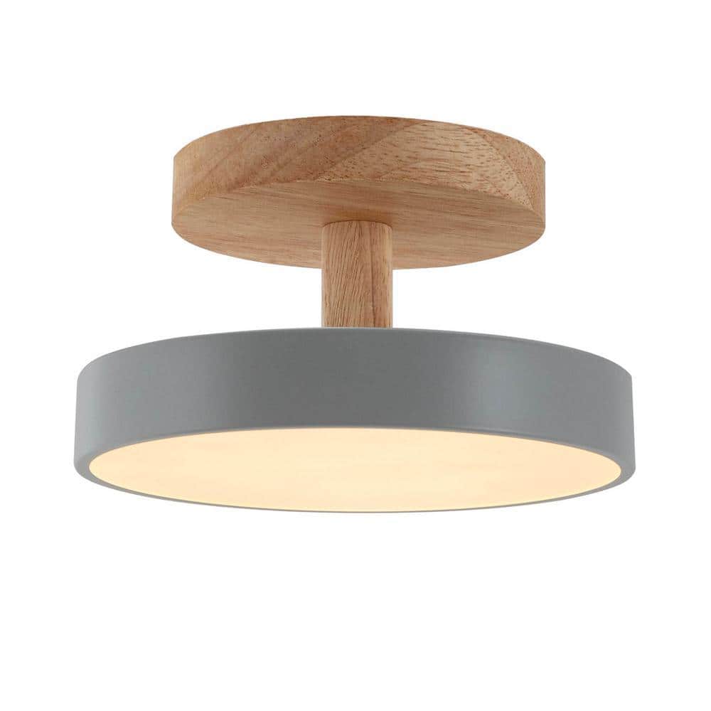 Unico ウニコ　Olika WOOD LED CEILING LIGHT LTTKLMP Nordic Modern Wood Sputnik LED Semi Flush Mount Ceiling