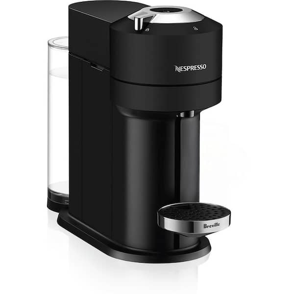 1 Cup Vertuo Next Deluxe Coffee and Espresso Machine in Matte Black Chrome by Breville