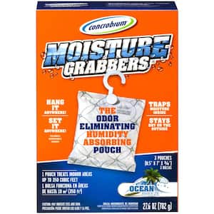 27.6 oz. Moisture Grabbers Humidity Absorbing Ocean Breeze Pouch (6 Pack)